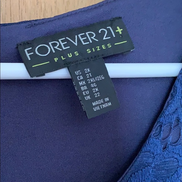 Forever 21+ Lace Overlay Dress - Picture 2 of 5
